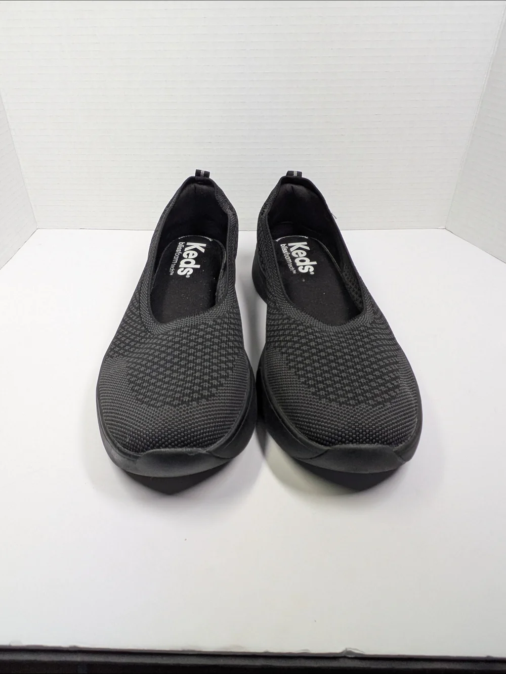 Keds Women’s Black Slip-On Knit Sneakers